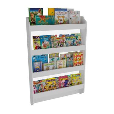 Imagem de Expositor De Livros Livreiro Infantil Tóquio 100% Mdf (biblioteca livr