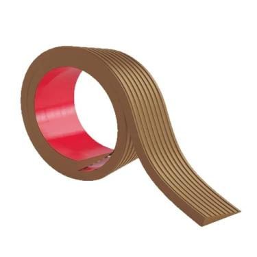 Imagem de OIIBWQ Rampa de Soleira de Porta, Rampa de Piso para Ladrilhos, Acessórios de PVC, Cunha de Degrau de Porta Antiderrapante para Degraus de Banheiro E, Marrom Claro