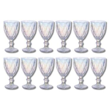 Imagem de Jogo c/ 12 Taça Diamond Furta Cor 340ML Eventos Casamento Buffet - PRA