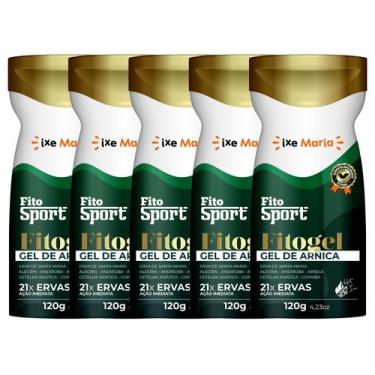 Imagem de 5 Gel Massageador de Arnica Combate a Dor Muscular FitoSport 21 ervas 