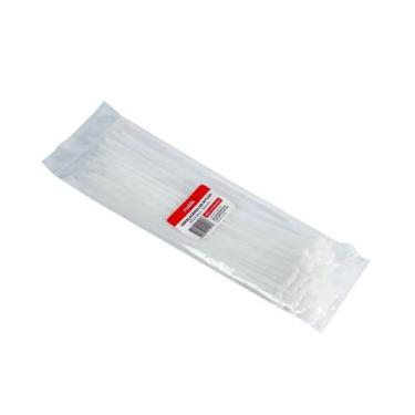 Imagem de Abraçadeira Em Nylon 300mm X 4,8mm 500 Unidades Cor Branco - MOBLIK
