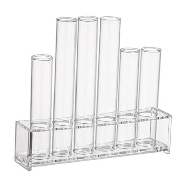 Imagem de Ｂｅｓｇａ Conjunto de vaso de tubo de ensaio, arranjo de flores, recipiente decorativo, centro de mesa, plantador, estação de propagação para decoração de casa, Suporte de 2 Camadas