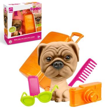 Imagem de Cachorro Vinil Dj Canino Passeio Pet C/ Acessórios 5526 - Roma