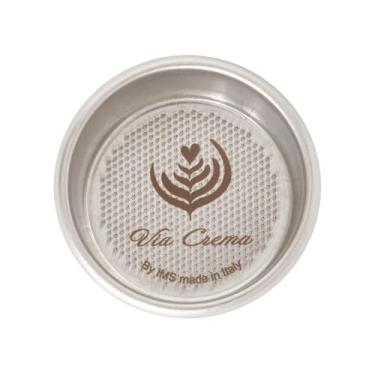 Imagem de VIA CREMA Cesta de filtro compatível com máquinas Expresso Breville Sage de 54 mm Express, Bambino, Bambino Plus, Barista Pro feito na Itália pela IMS (2 copos de 24 mm)