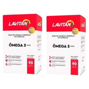 Imagem de Kit 2 caixas Lavitan Omega 3, 6 E 9 Oléo De Linhaça E Gergelim - Cimed