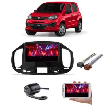 Imagem de Central Multimidia Uno 2015 a 2021 Mp5 Espelhamento Moldura Câmera De 