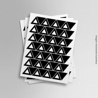 Imagem de Adesivos Triangulares - PRESENTE-BRINDE, Preto