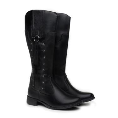 Imagem de Bota Feminina Montaria - Island shark, Preto, 38