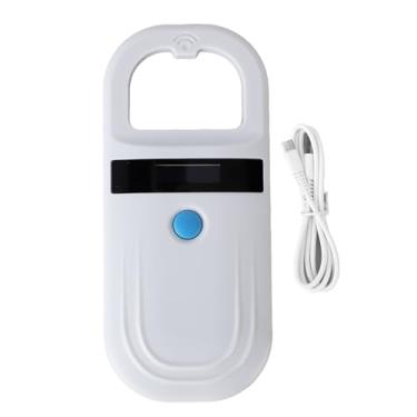 Imagem de Aramox Scanner de Microchips Portátil, Leitor Emid FDX B, Leitor Sem Fio, 1000 Registros, Recarregável, Design Leve, Tela OLED, Cabo de Dados USB (Tipo 1)