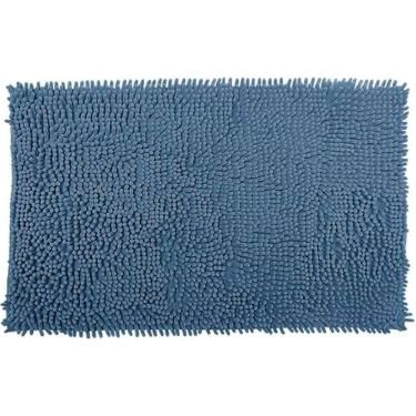 Imagem de Tapete Popcorn Antiderrapante 40x60cm Azul