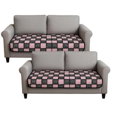 Imagem de Conjunto 2 Capa Protetora Impermeável para Assento Sofás de 2 e 3 Luga