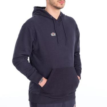 Imagem de Blusão Masculino Umbro Textured Hoodie, P, Marinho, Masculino