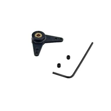 Imagem de 1PC RC Boat Nylon Rudder Steering Arm with 3mm Shaft Hole Rudder Arm Adapter for RC Ship DIY Model Boat Parts (L Style Arm)