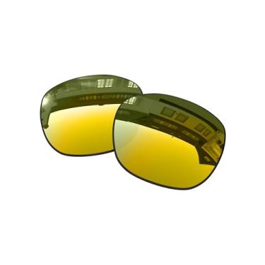 Imagem de OOWLIT Lentes de substituição compatíveis com óculos de sol Oakley Garage Rock 24K não polarizadas