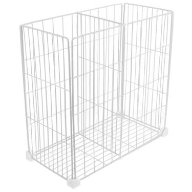 Imagem de FUNOMOCYA Divisórias de prateleira de congelador para armazenamento de freezer profundo, caixas organizadoras, separador de divisória de geladeira para organização doméstica eficiente, branco