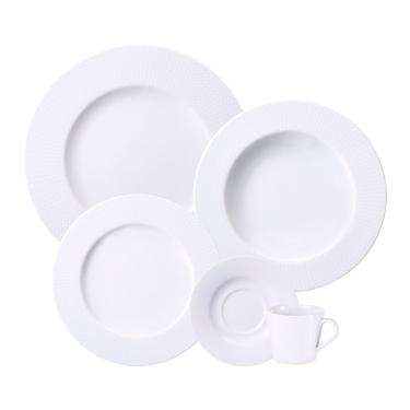 Imagem de Aparelho De Jantar Tramontina Mesh 20 Peças Em Porcelana Decorada Decorado 96589028