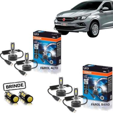 Imagem de Kit Lampada Led Osram Farol Fiat Argo Cronos 18 19 20