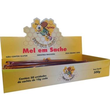 Imagem de Mel stick 50 sachês em palitos Néctar Ibaté