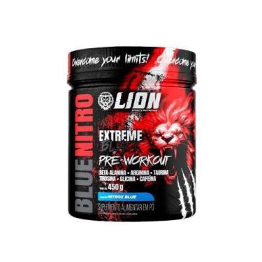 Imagem de Extreme black 450g nitrox blue lion sports nutrition