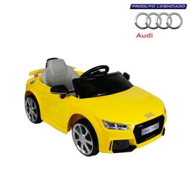 Imagem de Carrinho Elétrico Audi TT RS 12V Amarelo Bel, 12V, Único