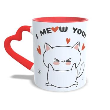 Imagem de Geek Vip, Caneca Gatinho I Meow You - I Love You 325ml - Oficial Geek Vip