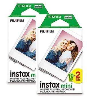Imagem de Fujifilm Instax Mini Instant Film, 2 x 10 Shoots X 2 Pacote (Total 40 Shoots) Conjunto econômico
