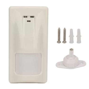 Imagem de Wired Sensor Movimento Infravermelho Passivo Alarme Detector Dual PIR Dispositivo Aviso Segurança Confiável para Home Office Uso Interior ABS Material Faixa Detecção 12M
