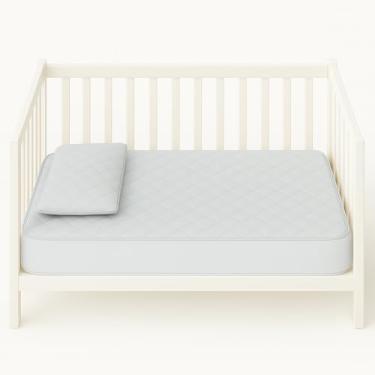 Imagem de Capa de Colchão para Berço Americano Impermeável Matelada – Protetor de Colchão Antialérgico, Lavável e Confortável