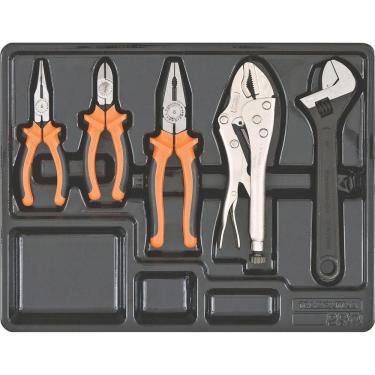 Imagem de Módulo Com Alicates 5 Peças Tramontina Pro Orgnizador Ferramentas Para Gavetas E Armários Tramontina