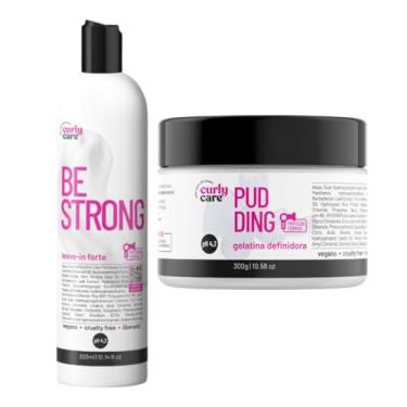 Imagem de Curly Care, Kit Curly Care Be Strong Leave-in Forte E Pudding Gelatina