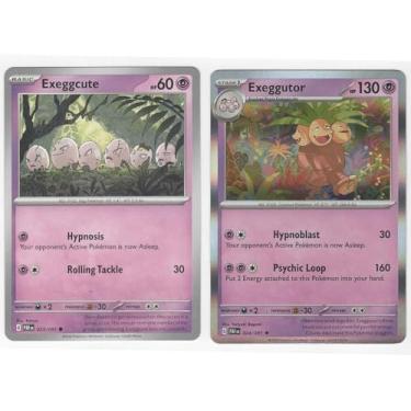 Imagem de Exeggutor 024/091 Holo Rare - Paldean Fates - Pokemon 2 Card Evolution Set