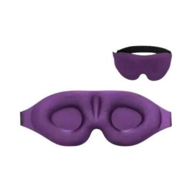 Imagem de Máscara De Dormir Unissex 3D Com Contorno Para Os Olhos, Máscara De Do