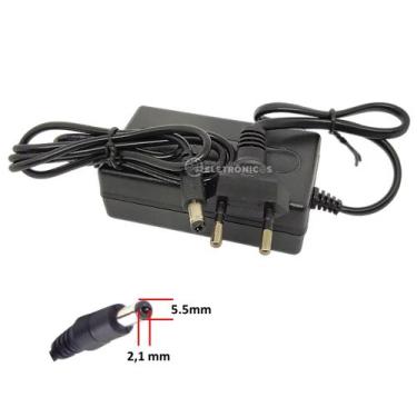 Imagem de Fonte Alimentação 24v 1a Plug P4 5.5mm Bivolt Câmeras de Segurança TB1