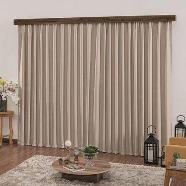 Imagem de Cortina Blackout para trilho de rodízios (comum) - 3,00 x 2,60 Bege - 