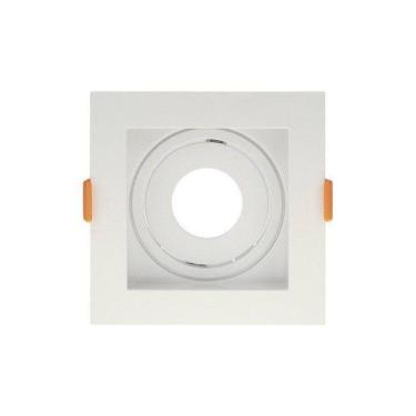 Imagem de Spot Recuado De Embutir Quadrado Móvel Mr11 Branco Taschibra