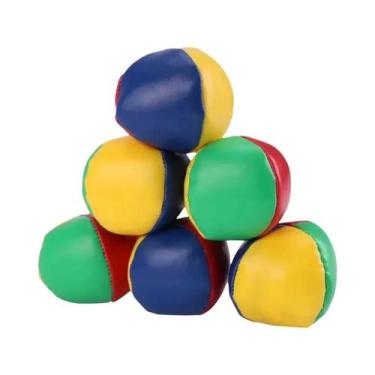 Imagem de Conjunto De Bolas De Malabarismo De PVC Para Crianças, 3 Bolas De Circ