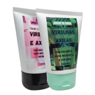 Imagem de Kit Creme Clareador intimo Virilhas e axilas Natural com Niacinamida, 