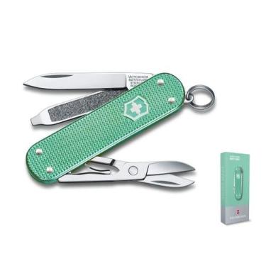 Imagem de Mini Canivete Suíço Classic Colors Alox 5 funções Minty Mint Victorino