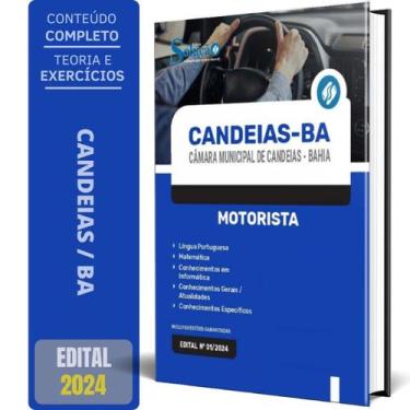 Imagem de Apostila Câmara De Candeias Ba 2024 - Motorista - Editora Solucao