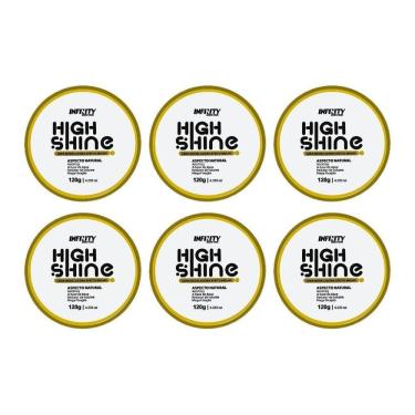 Imagem de Pomada Infinity High Shine Incolor 120G - Kit Com 6Un