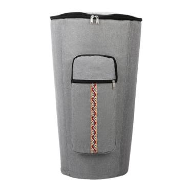 Imagem de MotiveTech Bolsa para Tambor Africano com Alças de Ombro Ajustáveis, à Prova de Poeira E Água, Mochila de Tecido Oxford, Estojo para Transporte de Tambor African, 8 Inch