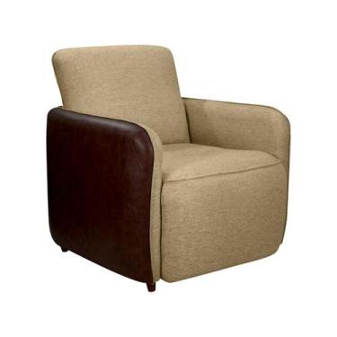 Imagem de Poltrona Decorativa Moderna Matrix Zurique, Bege