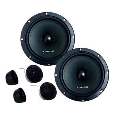 Imagem de Kit 2 Vias Alto Falante 6,5"  Pol Cone de Celulose Tweeter de Seda 4 O
