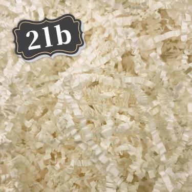 Imagem de Enchimento de trituração de papel enrugado 1kg Ivory ZEBMOON