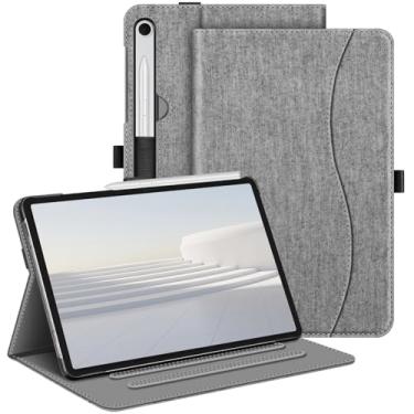 Imagem de Fintie Capa para Samsung Galaxy Tab S10 Lite / S10 FE/ S9 FE 5G 10,9 polegadas/Tab S9 11 polegadas com suporte para caneta S, capa protetora de visualização em vários ângulos com bolso, hibernar