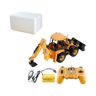 Imagem de Carro RC Em Escala 1/20, Escavadora Controlada Remotamente, Modelo De 