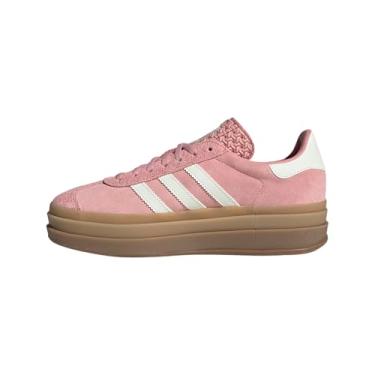 Imagem de adidas Tênis feminino Wonmau/Owhite/Gum2 Gazelle Bold W Wonder mauveOff Branco/Gum 39 EUA, Multi, 9.5 Wide