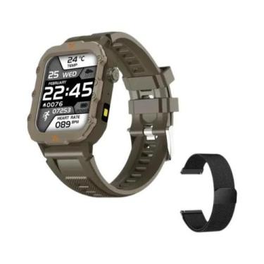 Imagem de Relógio Inteligente Bluetooth Unissex De 1,73 Polegadas Para Esportes 