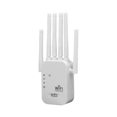 Imagem de Repetidor Extensor De Sinal WiFi Sem Fio Dual-Band 1200Mbps 2.4G 5G 80