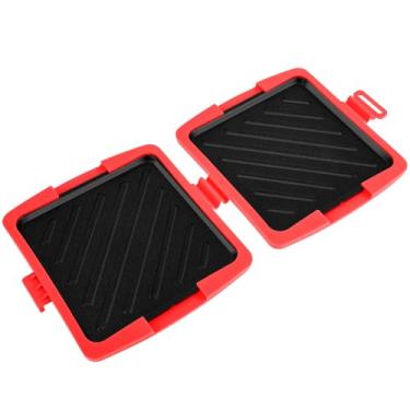 Imagem de Sanduicheira versátil de aço inoxidável para micro-ondas, máquina eficiente de queijo grelhado, omeletes removíveis para derreter atum, torradeira antiaderente para uso doméstico, escritório